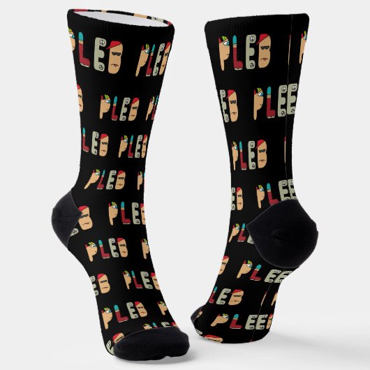 Pöbel Socken (Gewinkelt)