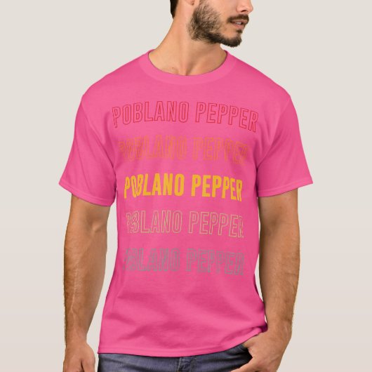 Poblano Pepper Rainbow T-Shirt (Vorderseite)
