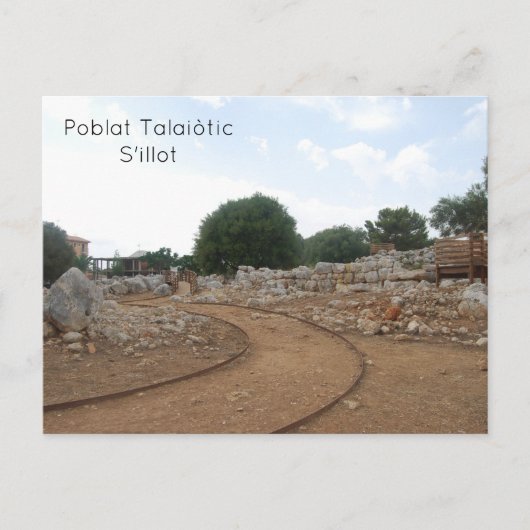 Poblat Talaiòtic S'illot Postkarte (Vorderseite)