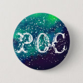 POC Anpassbare Galaxy-Identität Button (Vorderseite)
