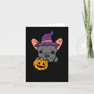 Poc Französische Bulldgo Hexe Kürbis Halloween Karte