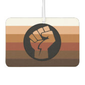 POC-Pride-Flag Autolufterfrischer (Vorderseite)