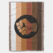 POC-Pride-Flag Decke (Vorderseite Vertikal)
