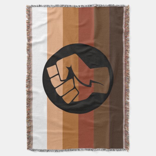 POC-Pride-Flag Decke (Vorderseite Vertikal)