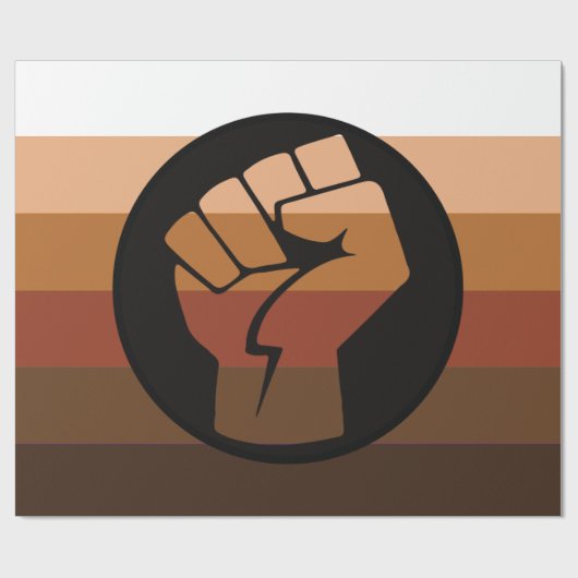 POC-Pride-Flag Geschenkpapier (Flach)