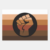 POC-Pride-Flag Geschenkpapier Set (Vorderseite)