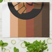 POC-Pride-Flag Geschirrtuch (Gefaltet)