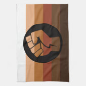 POC-Pride-Flag Geschirrtuch (Vertikal)