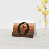 POC-Pride-Flag Karte (Gelbe Blume)