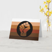 POC-Pride-Flag Karte (Gelbe Blume)