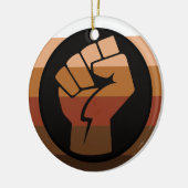 POC-Pride-Flag Keramik Ornament (Links)