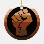 POC-Pride-Flag Keramik Ornament (Hinten)