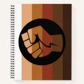POC-Pride-Flag Notizblock (Vorderseite)