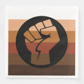 POC-Pride-Flag Serviette (Vorderseite)