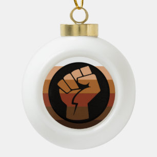 POC-Stolzflagge Keramik Kugel-Ornament