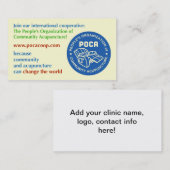 POCA/Your Klinik-Visitenkarte Visitenkarte (Vorne/Hinten)
