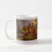 Pocahontas, der das Leben von Kapitän John Smith Kaffeetasse (Links)