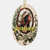 Pocahontas Elizabeth Warren Keramik Ornament (Links)
