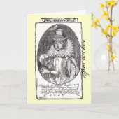 Pocahontas Grußkarte Karte (Gelbe Blume)