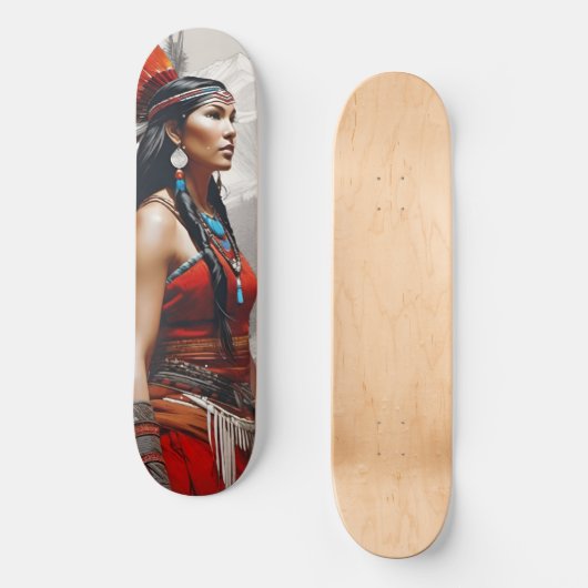 Pocahontas: Krieger Skateboard (Vorderseite)