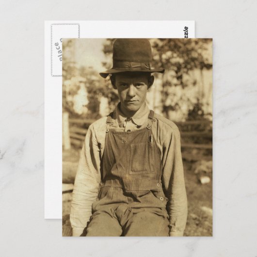 Pocahontas Landkreis Student, 1920er Postkarte (Vorne/Hinten)