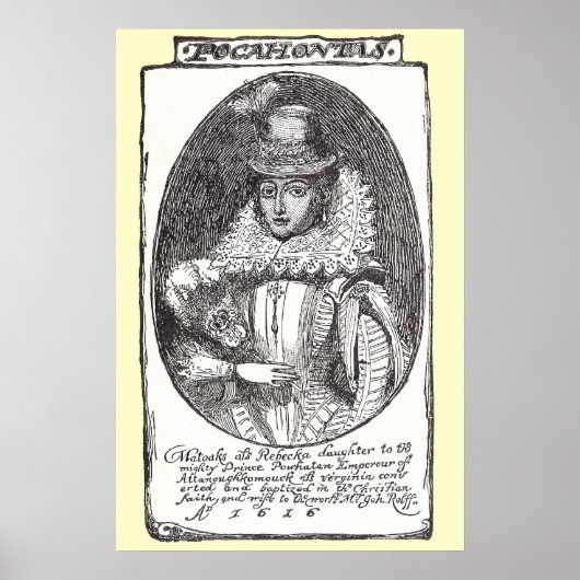 Pocahontas Poster Druck (Vorne)