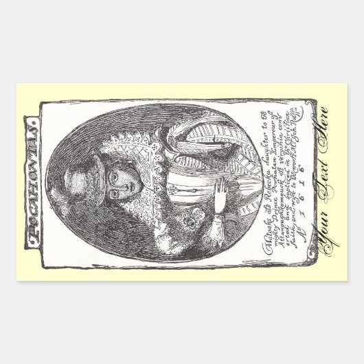 Pocahontas Stickers (Vorderseite)