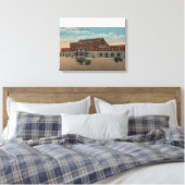 Pocatello, ID - Außenansicht des Zuges Leinwanddruck (Insitu (Schlafzimmer))
