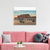 Pocatello, ID - Außenansicht des Zuges Leinwanddruck (Insitu (Wohnzimmer))