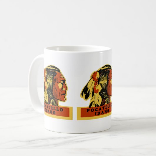 Pocatello Idaho Kaffeetasse (Vorderseite Links)