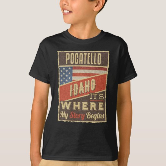 Pocatello Idaho T-Shirt (Vorderseite)