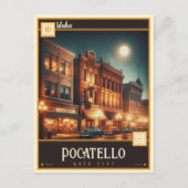 Pocatello, Idaho | VINTAG Postkarte (Vorderseite)