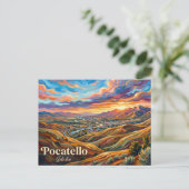 Pocatello USA Postkarte (Stehend Vorderseite)