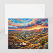 Pocatello USA Postkarte (Vorne/Hinten)