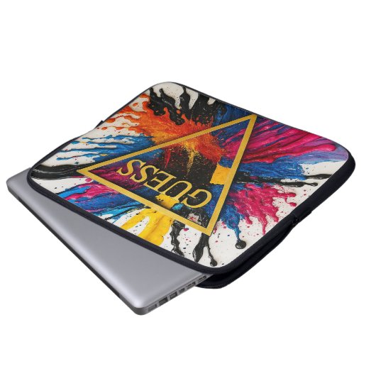 pochette de transport pc (guess) laptopschutzhülle (Vorne Knopf)