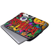 pochette de transport pour pc (deathwsh) laptopschutzhülle (Vorne Knopf)