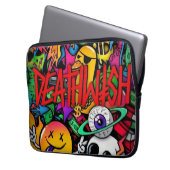 pochette de transport pour pc (deathwsh) laptopschutzhülle (Vorderseite Links)