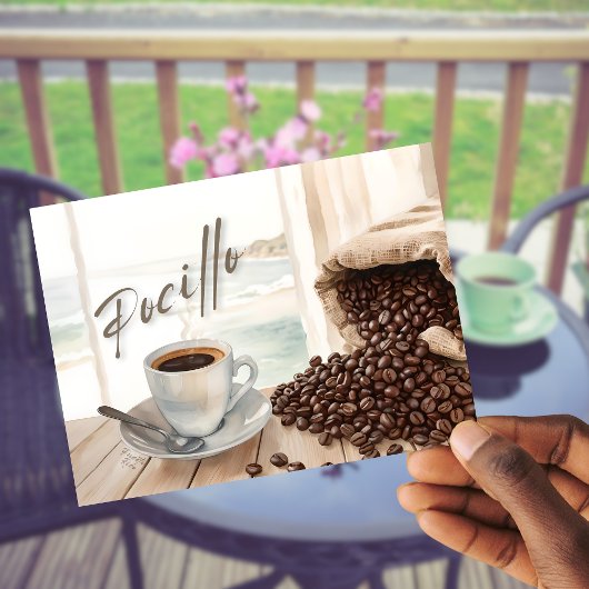 Pocillo (Kaffee) de Puerto Rico Postkarte