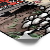 Pocken auf Ihrem Haus lustiges Poster (Ecke)