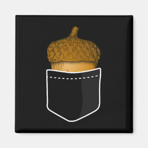 Pocket Acorn - Eichenwurzeln fallen Pflanze Natur  Magnet