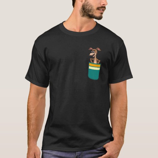 Pocket Australian Animal Aussie Kangaroo T-Shirt (Vorderseite)