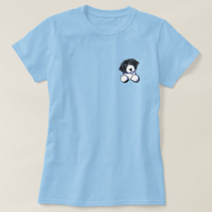 Pocket Bearded Collie T - Shirt