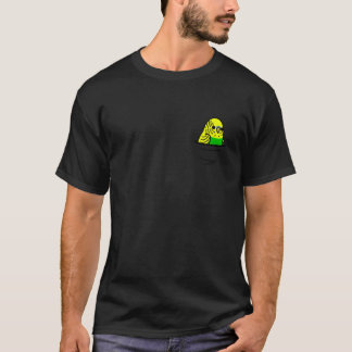 Pocket Bird' Range Green Yellow Budgie Sweater T-Shirt