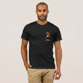 Pocket Boxer niedlicher Hund T-Shirt (Vorne ganz)