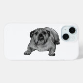 Pocket bulldog, ink-dot cool Case-Mate iPhone hülle (Rückseite (Horizontal))