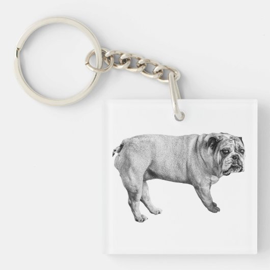 Pocket Bulldog Schlüsselanhänger (Vorderseite)