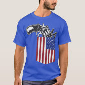 Pocket Bullet US Gun Rights Kontrolle 2. Waffen T-Shirt (Vorderseite)