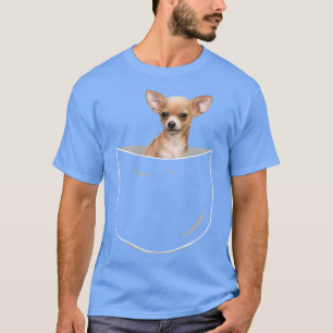Pocket Chihuahua, lustiger Chihuahua in Pocket T-Shirt