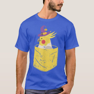 Pocket Cockatiel Hexch Pumpkin Funny Halloween Bir T-Shirt