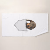 Pocket Dog Dackel Badehandtuch (Badehandtuch)